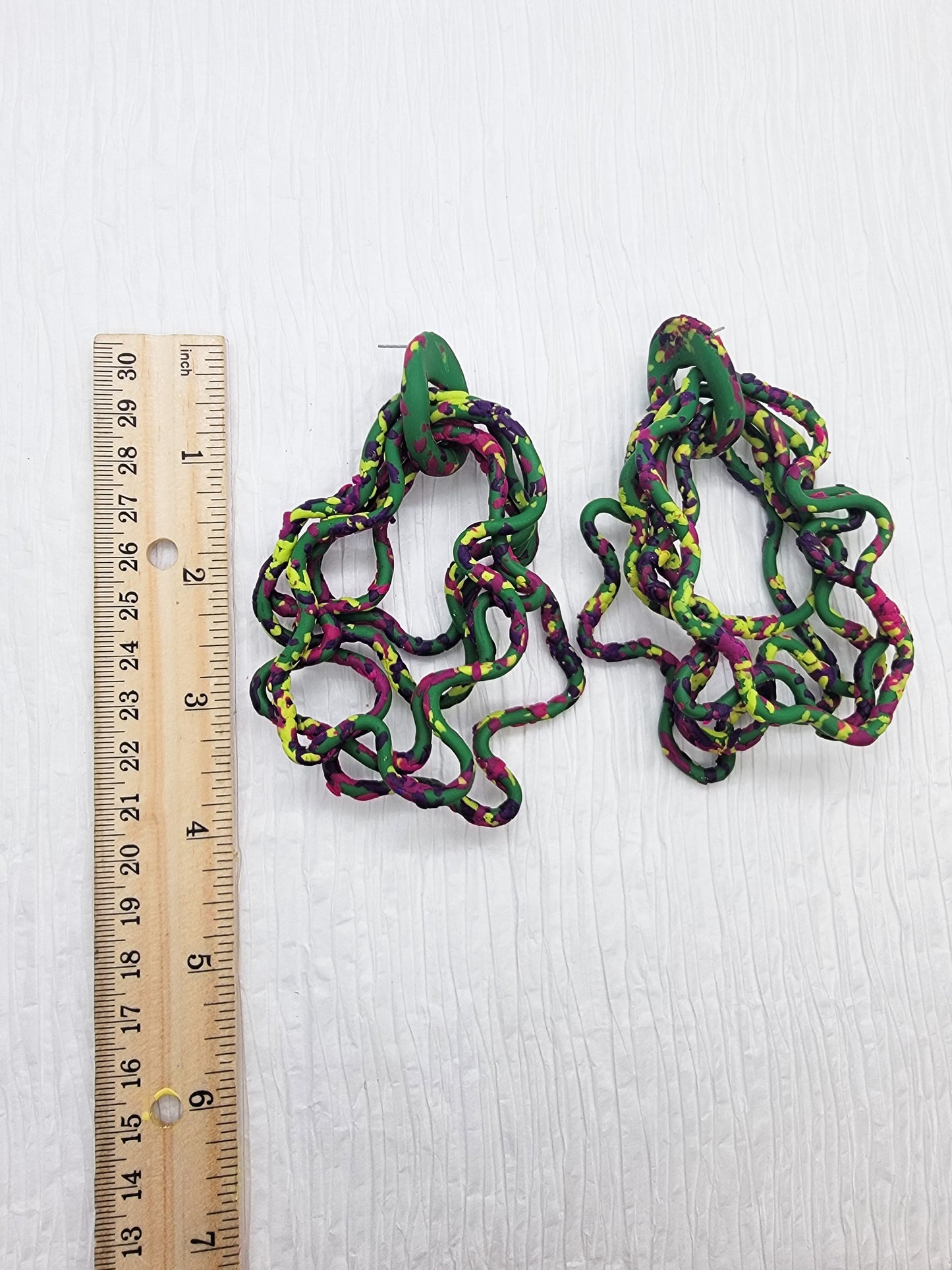 Harmony Links - greens/purples