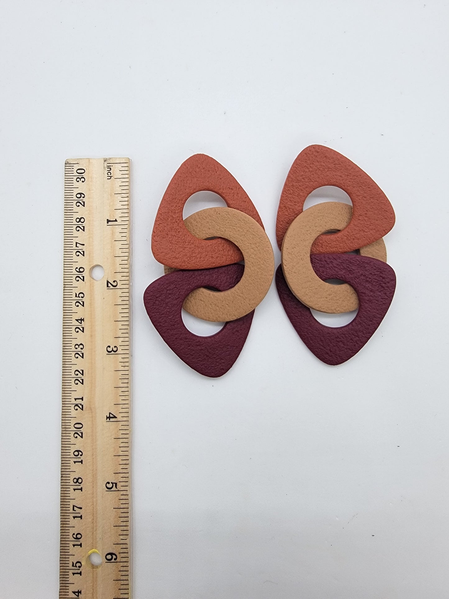 Jesse - Burgundy/Burnt Orange