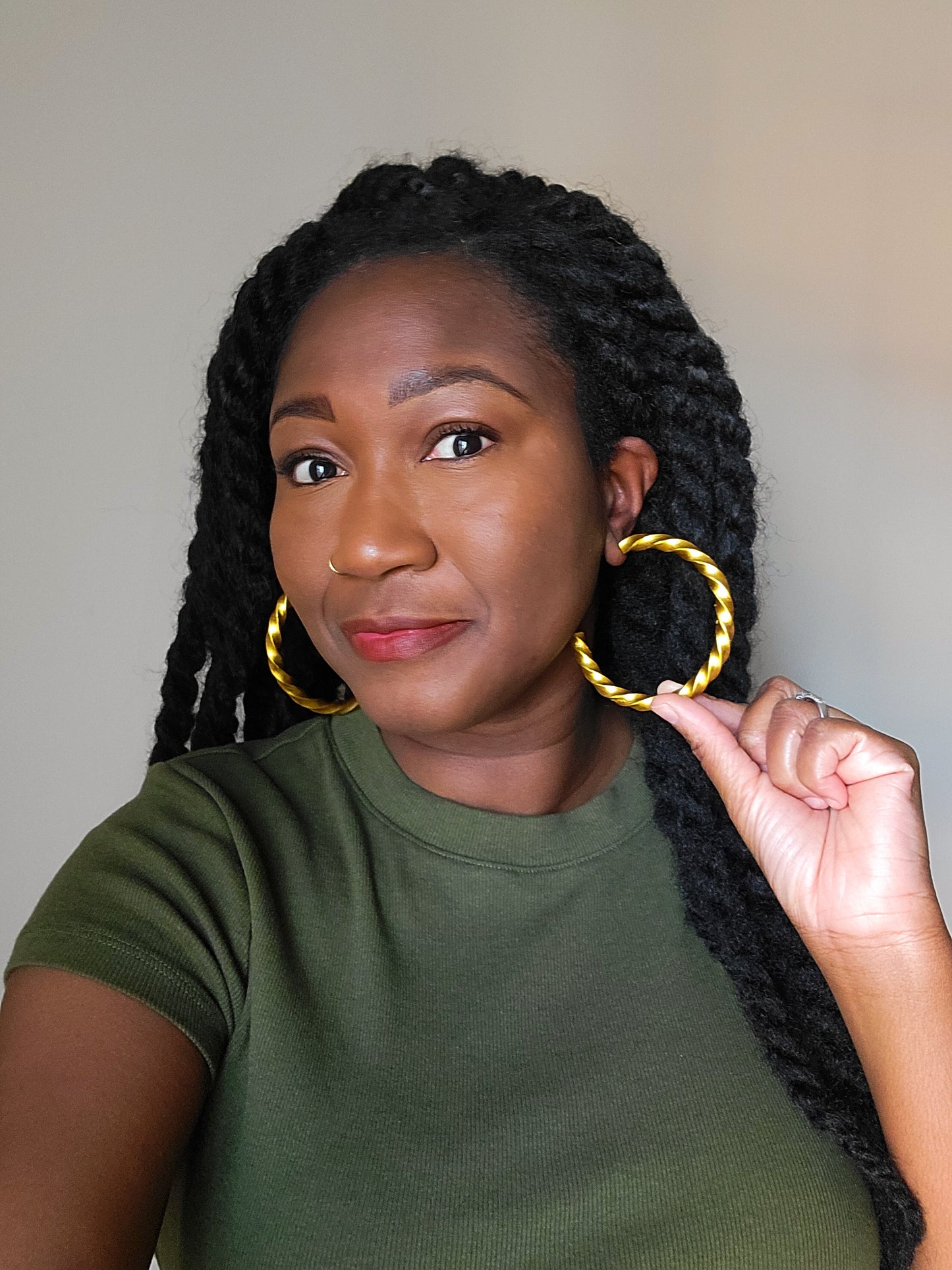 Twisted Hoops - Large