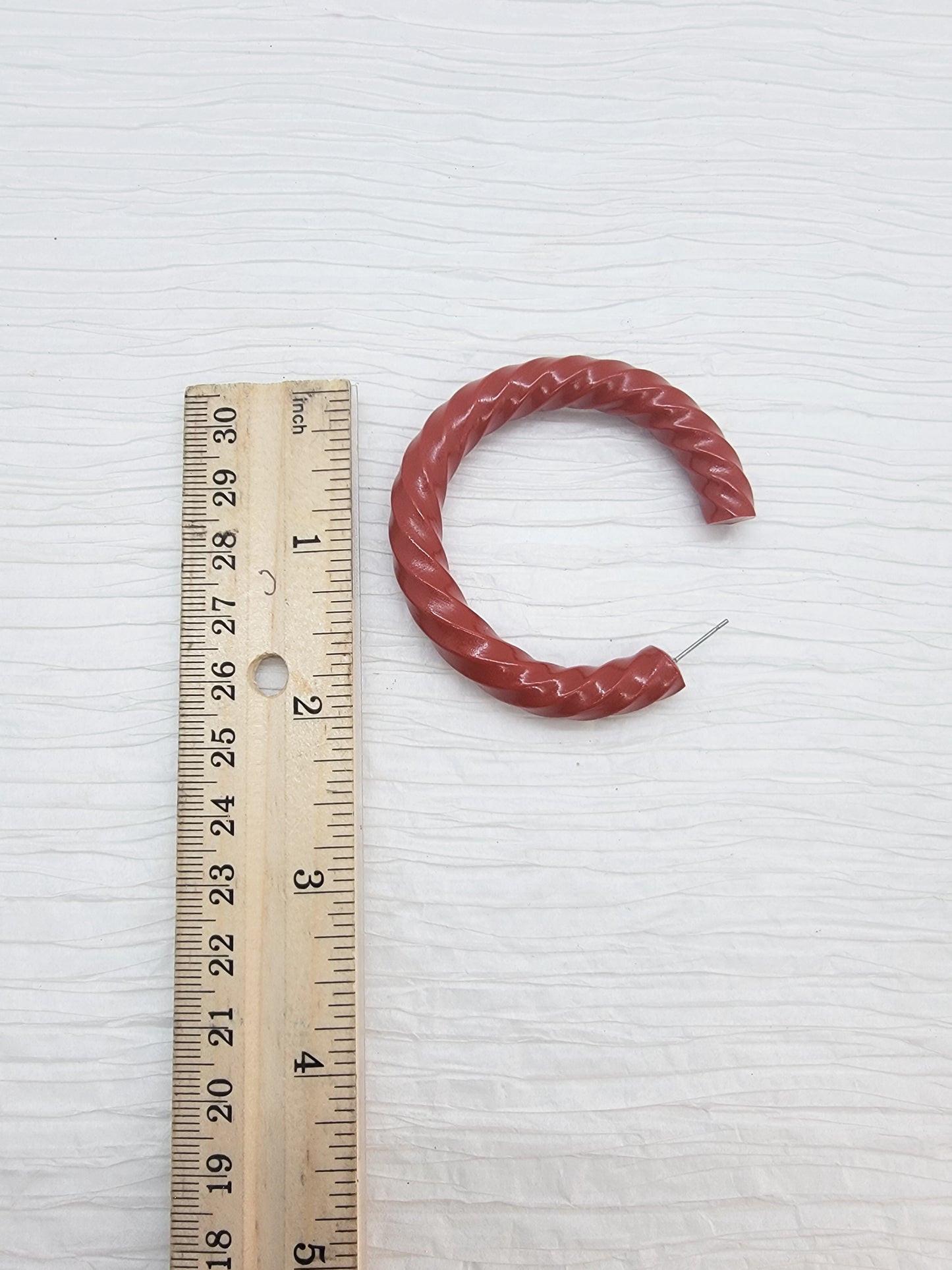 Medium Hoops - Rust
