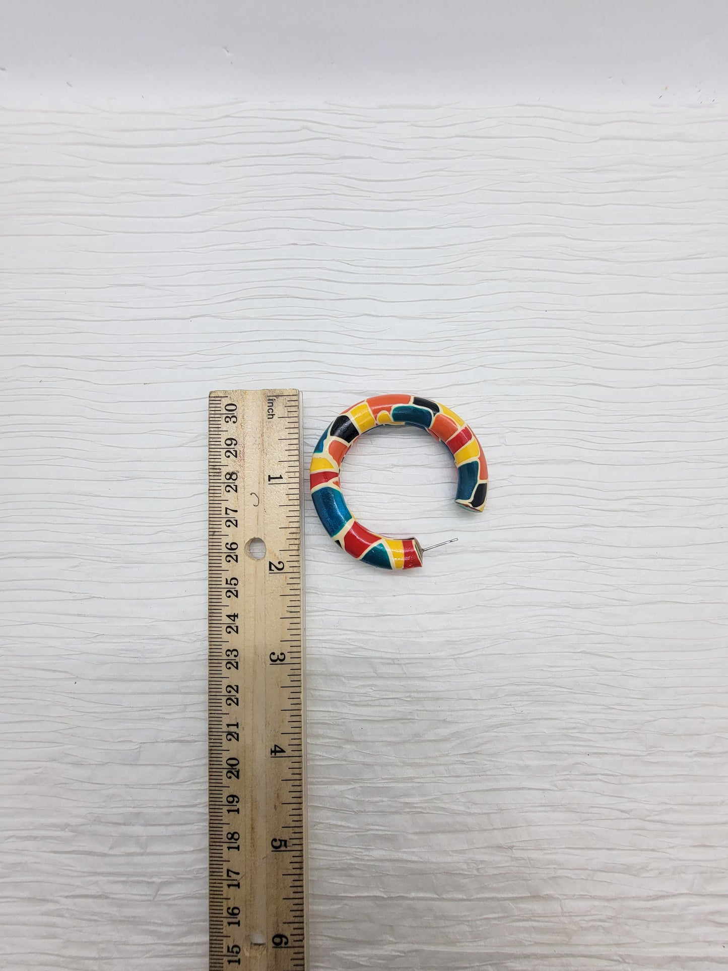 Small Chunky Hoops - Colorblock