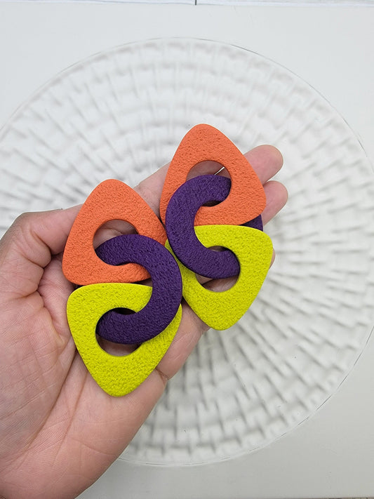 Jesse - Orange/Chartreuse/Purple