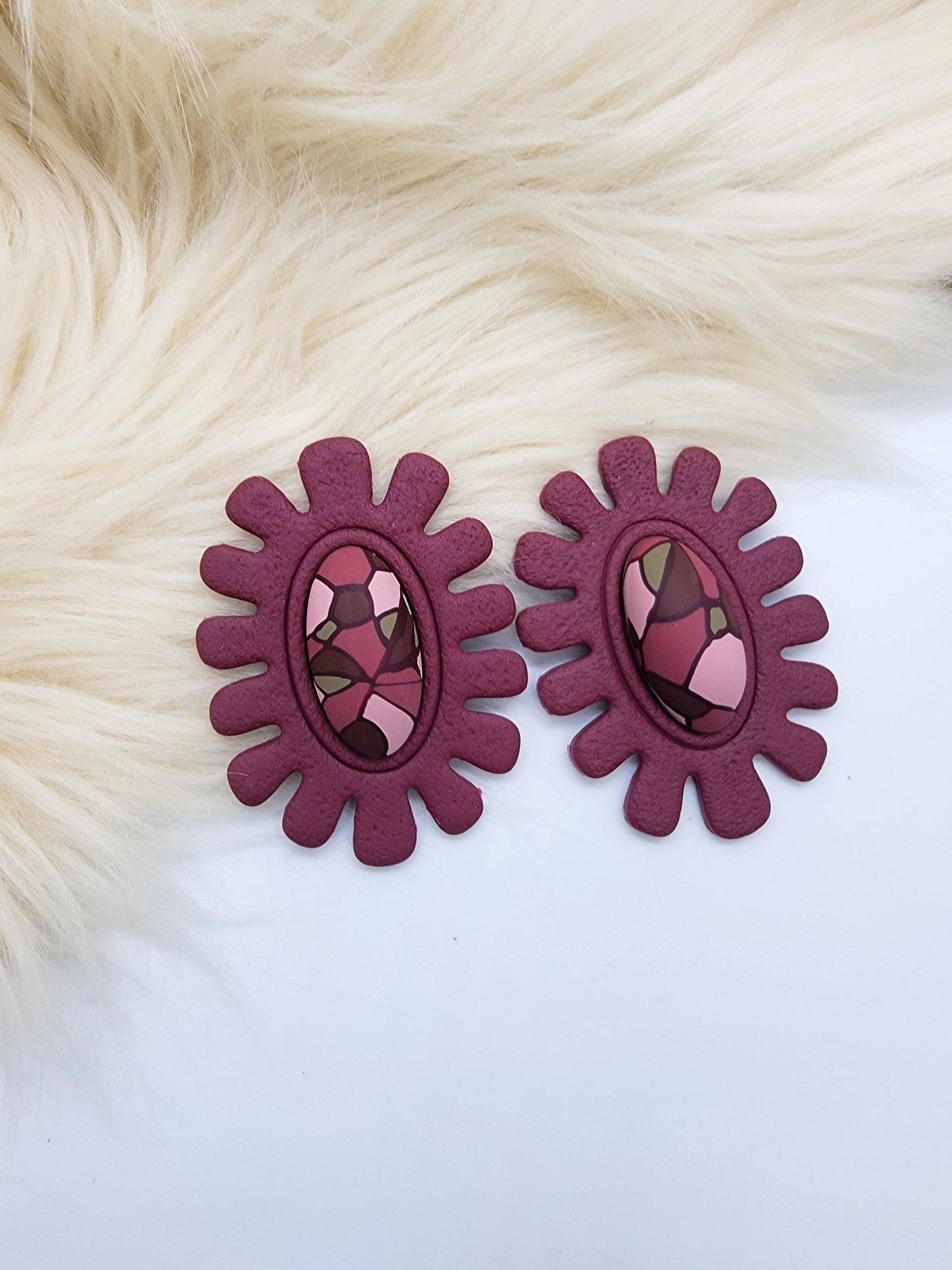 Willow Studs - Rosewood