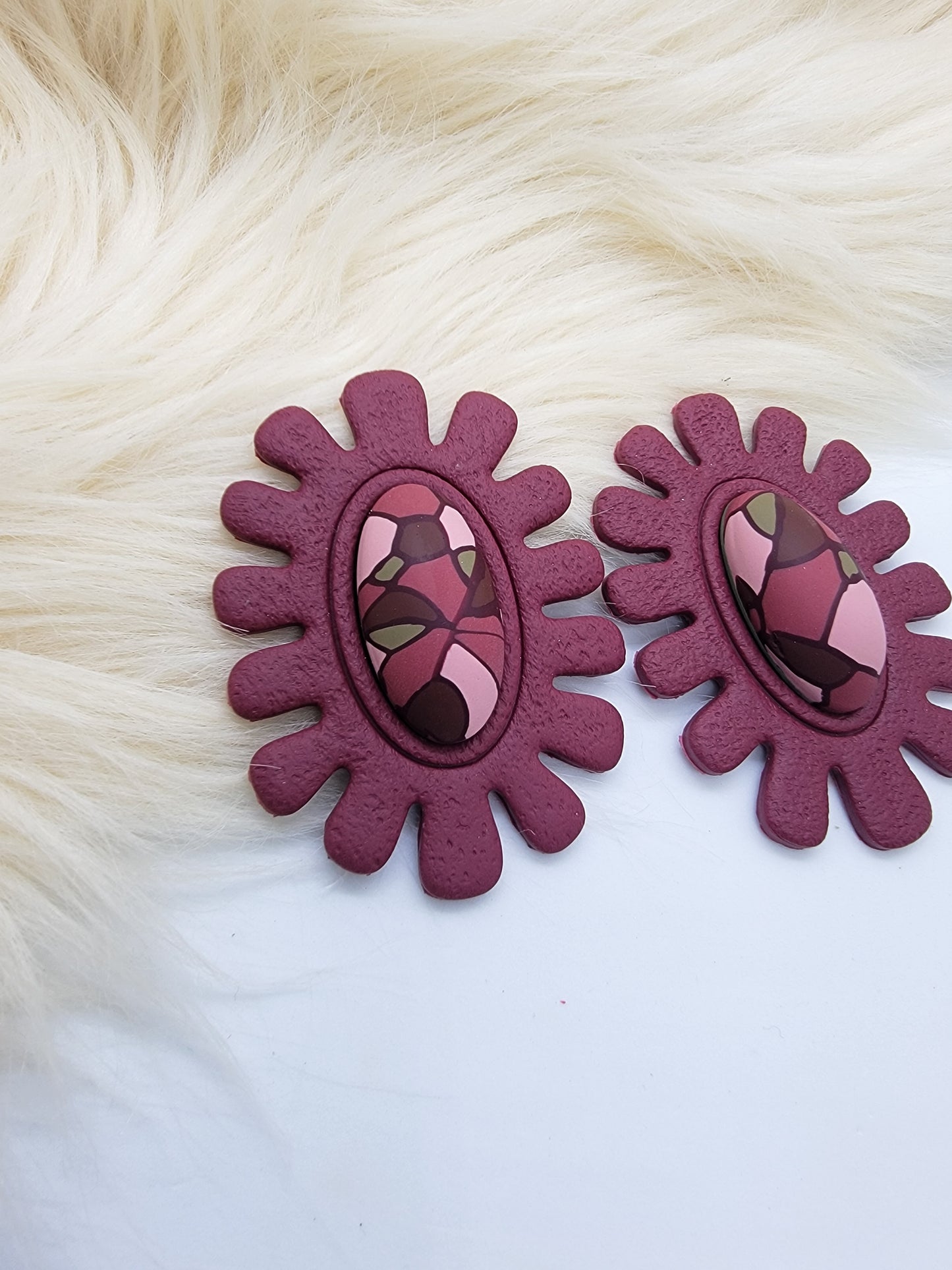 Willow Studs - Rosewood