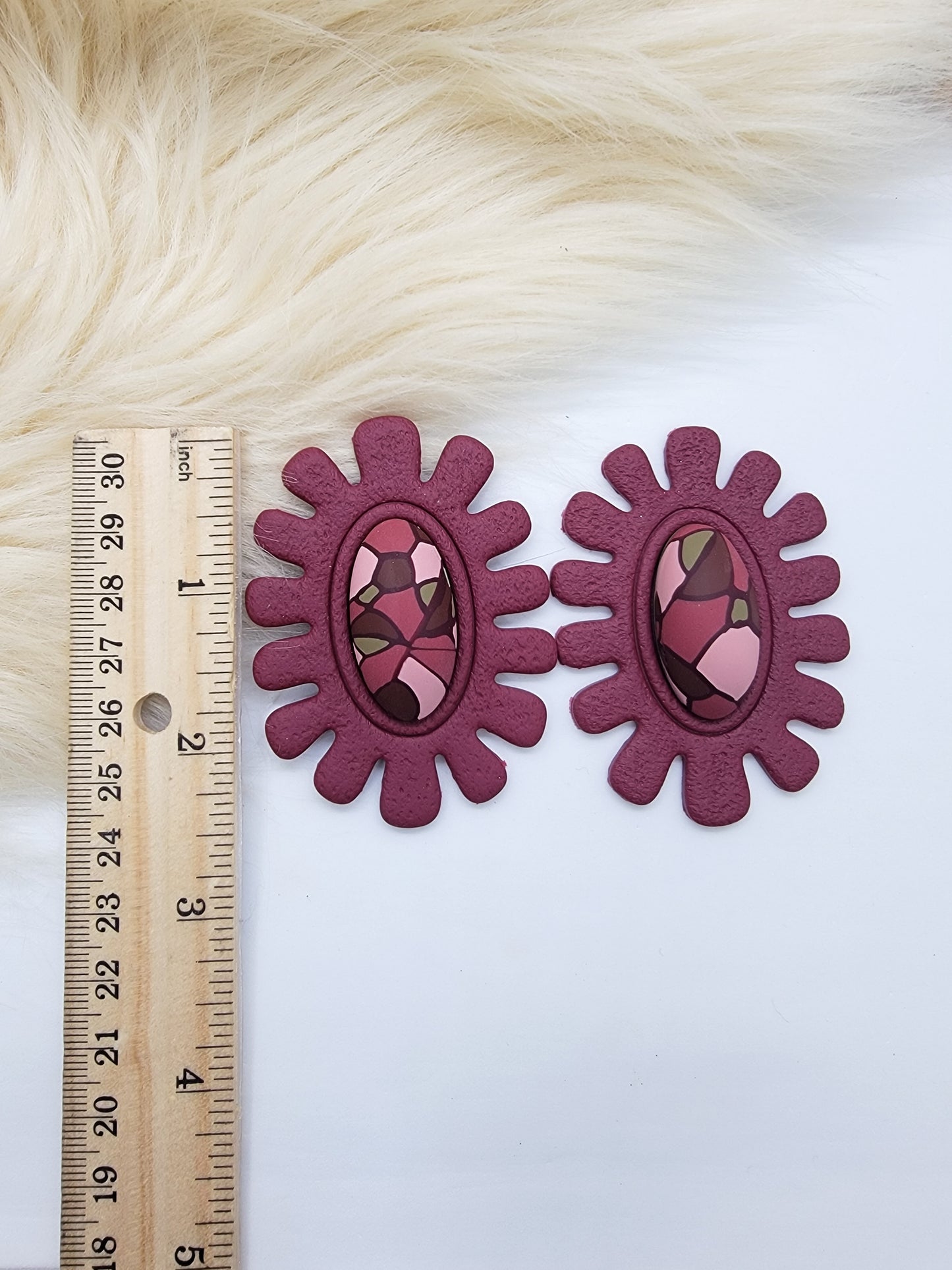 Willow Studs - Rosewood