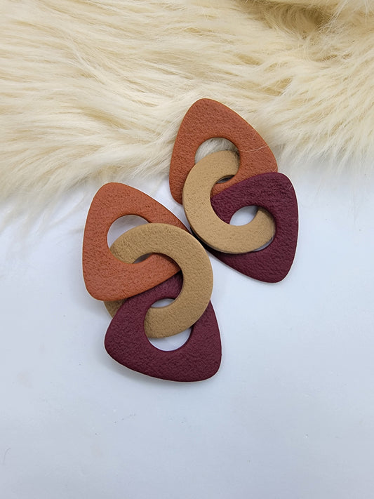 Jesse - Burgundy/Burnt Orange