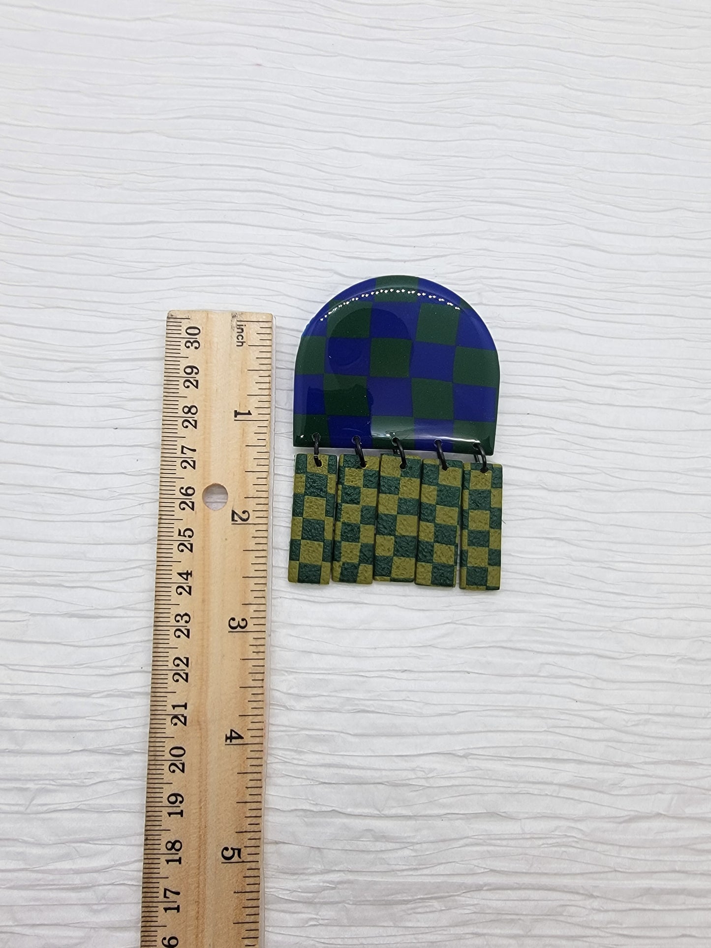Nola - Green/Blue checkers