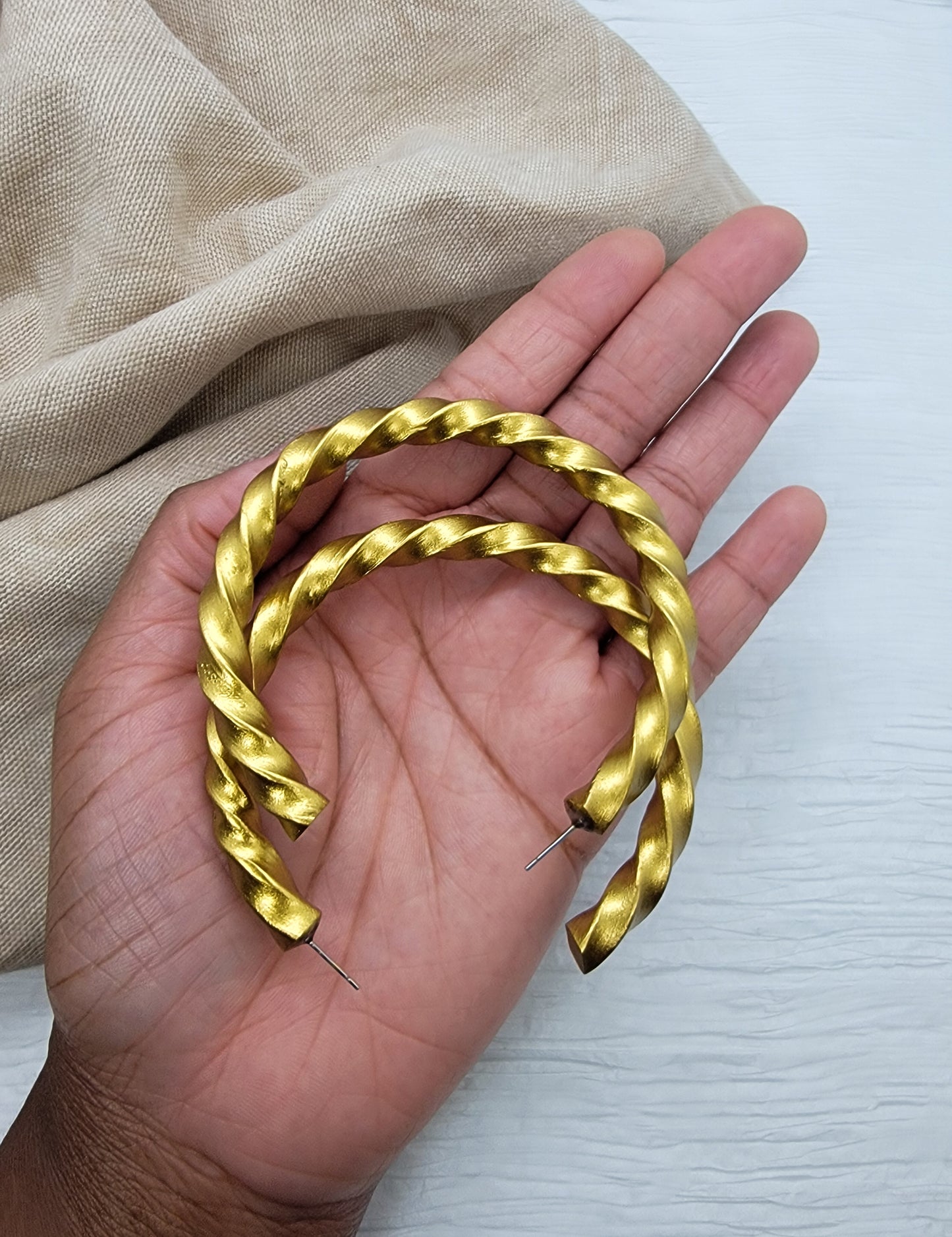 Twisted Hoops - Large