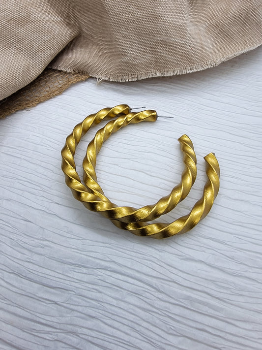 Twisted Hoops - Large