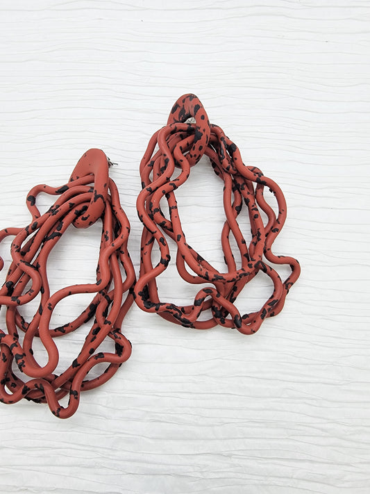 Harmony Links - Terracotta/black