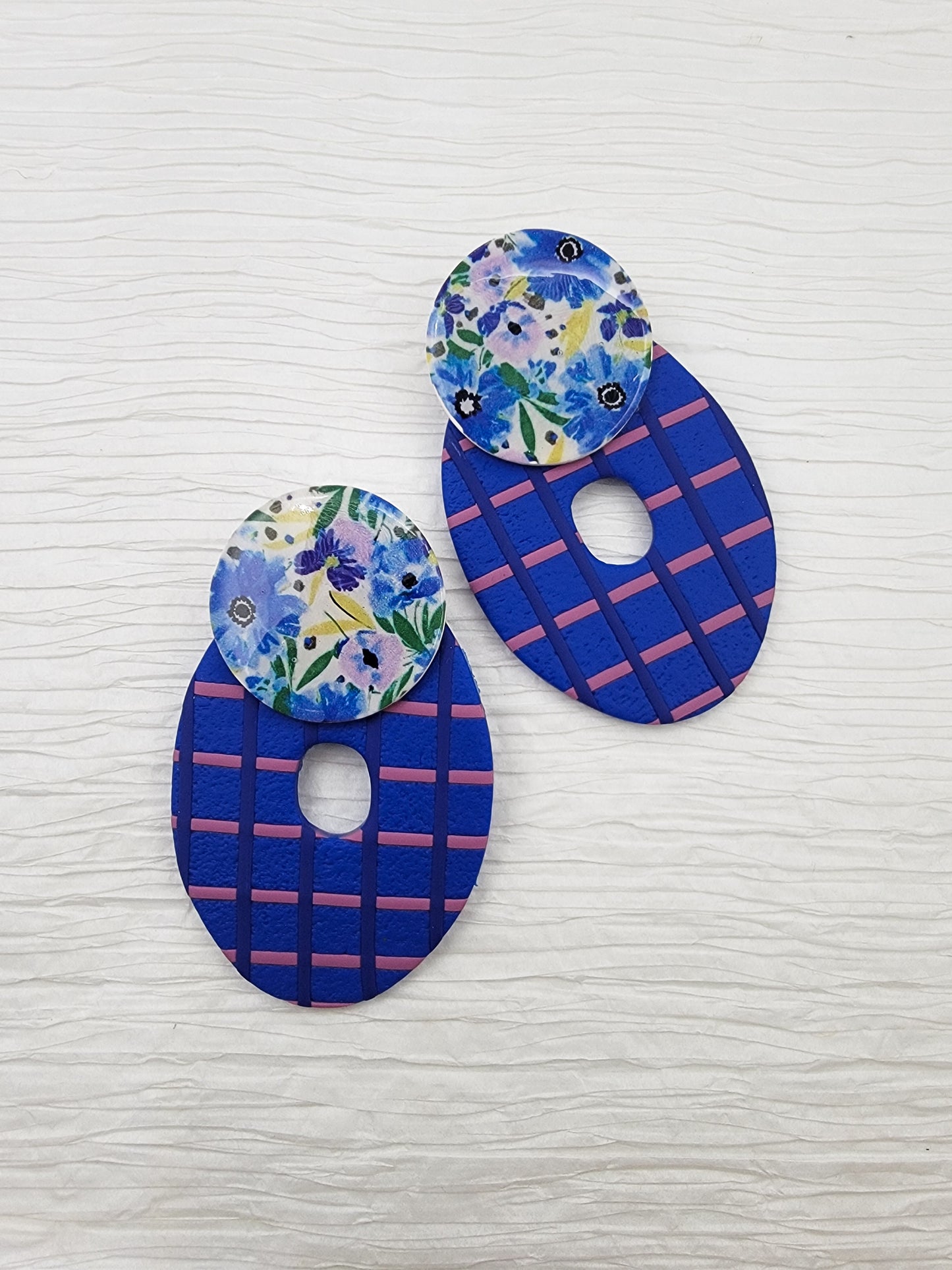 Blue florals mixed