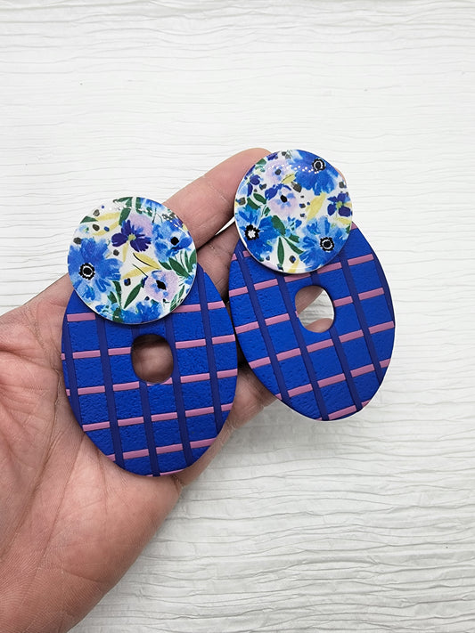 Blue florals mixed