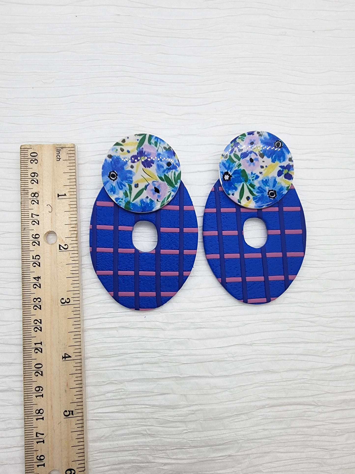 Blue florals mixed