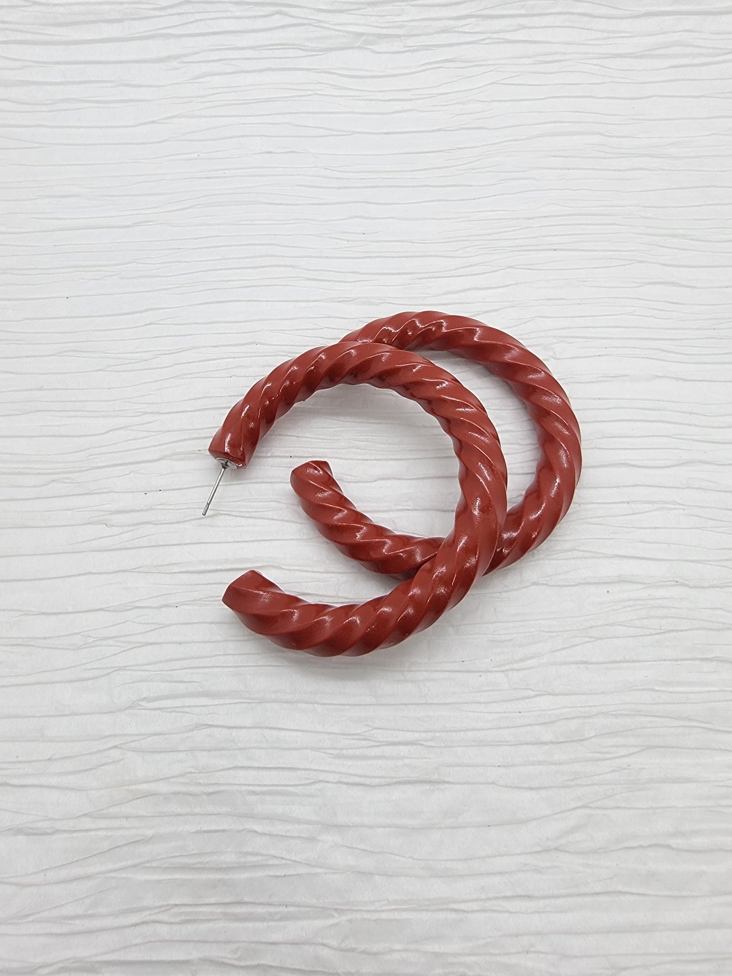 Medium Hoops - Rust