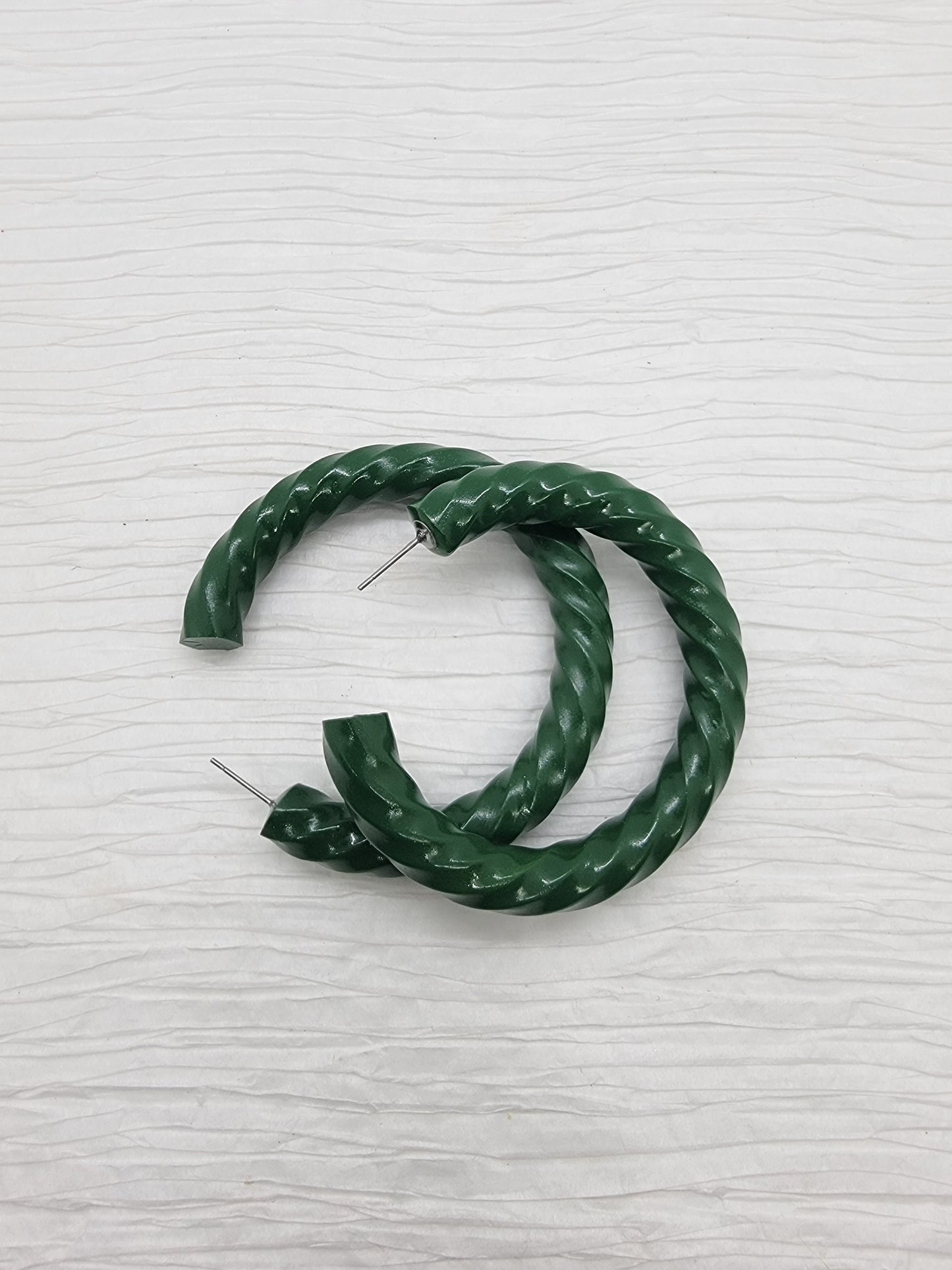 Medium Hoops - Jade