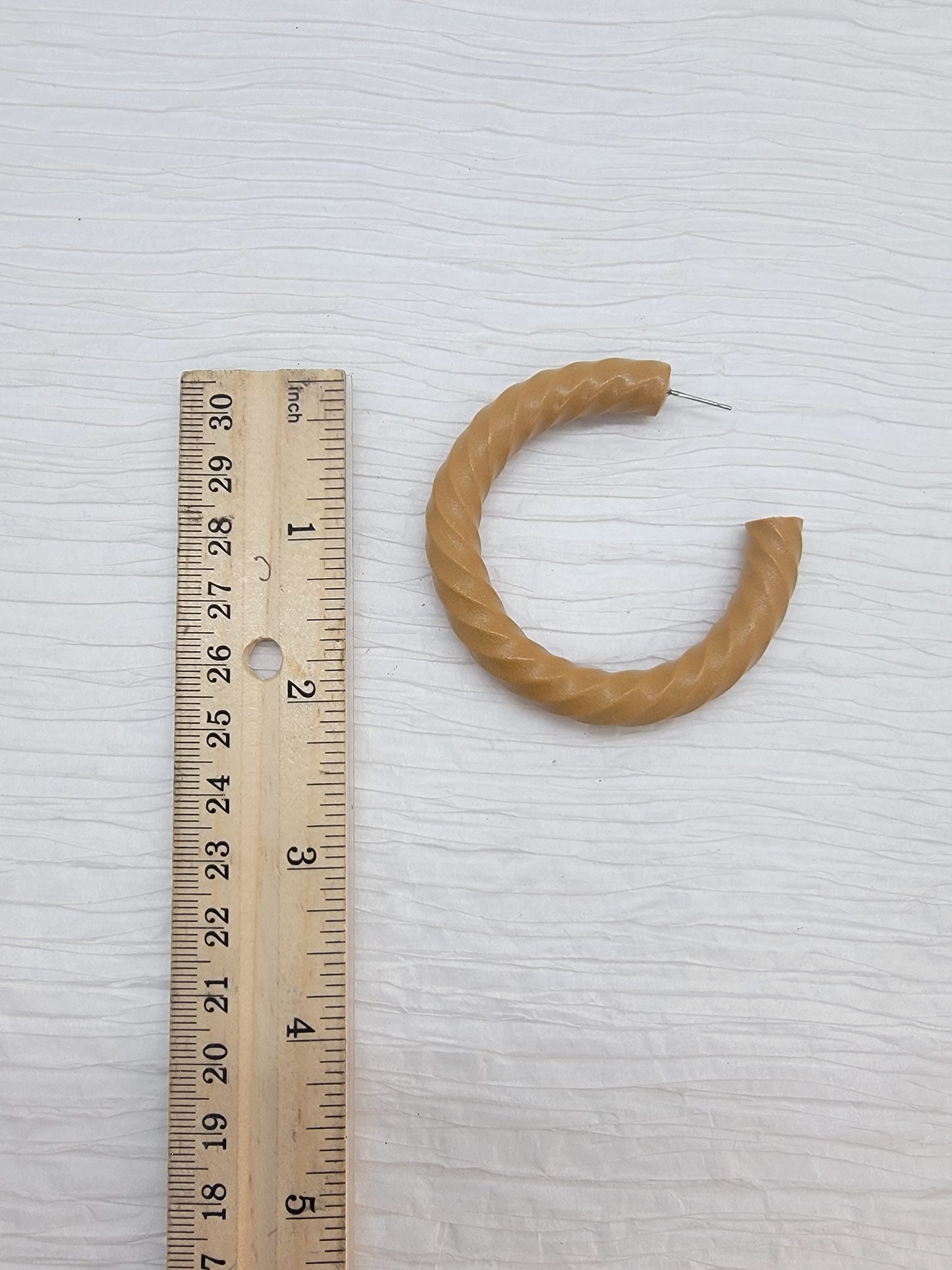 Medium Hoops - Sandstone
