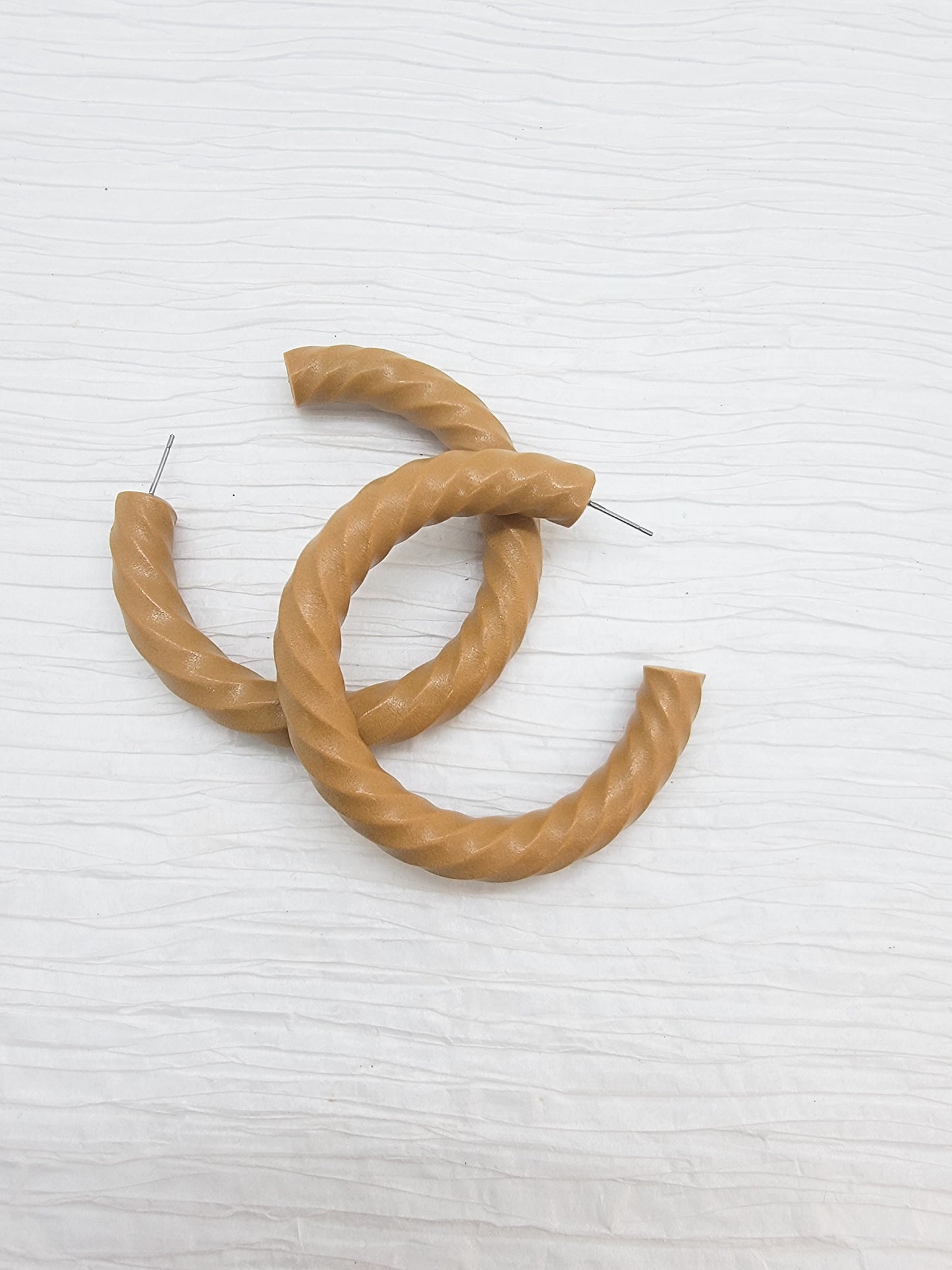 Medium Hoops - Sandstone