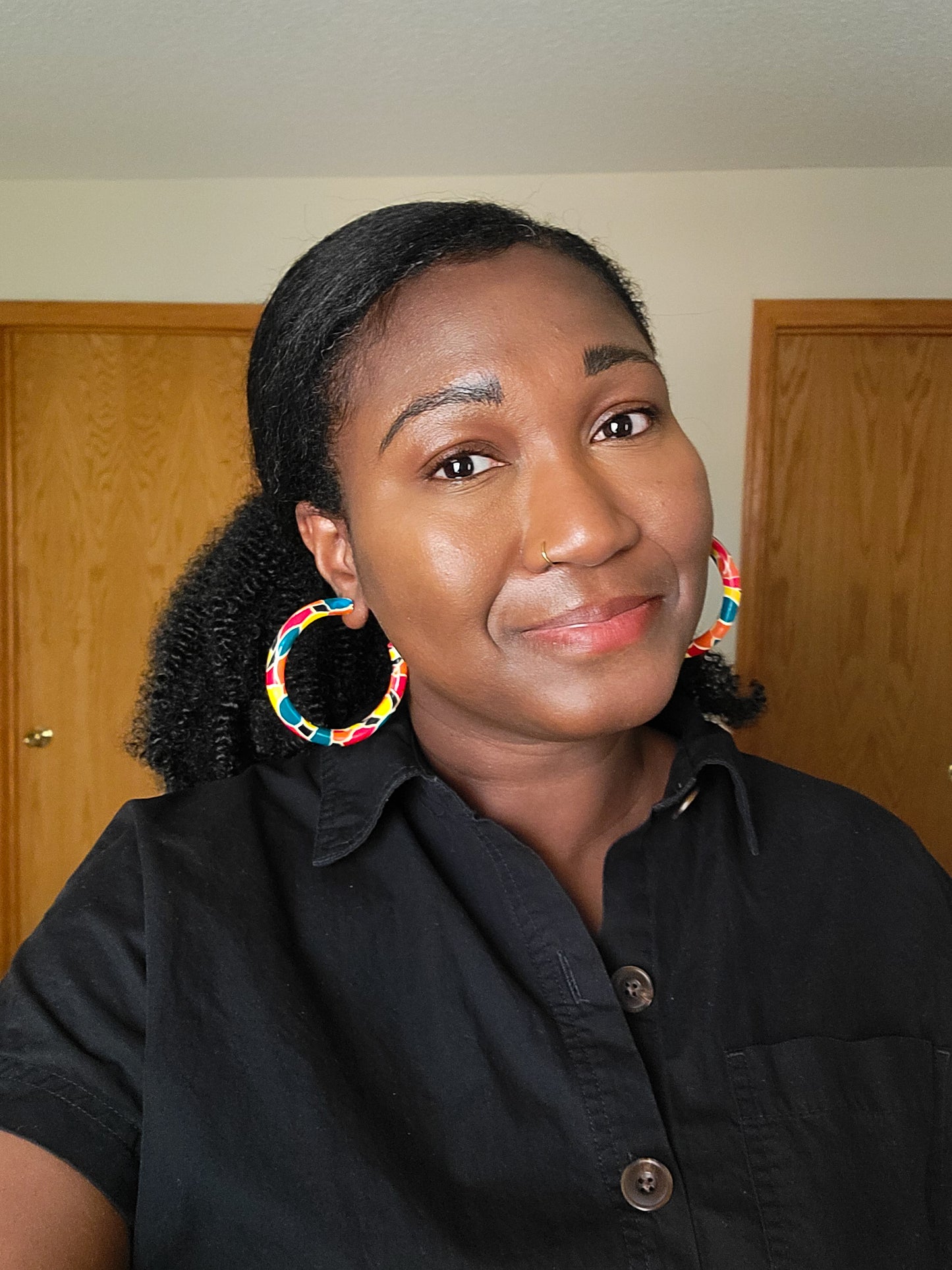 Medium Hoops - Colorblock
