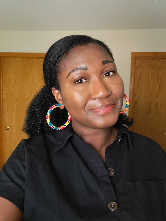 Medium Hoops - Colorblock