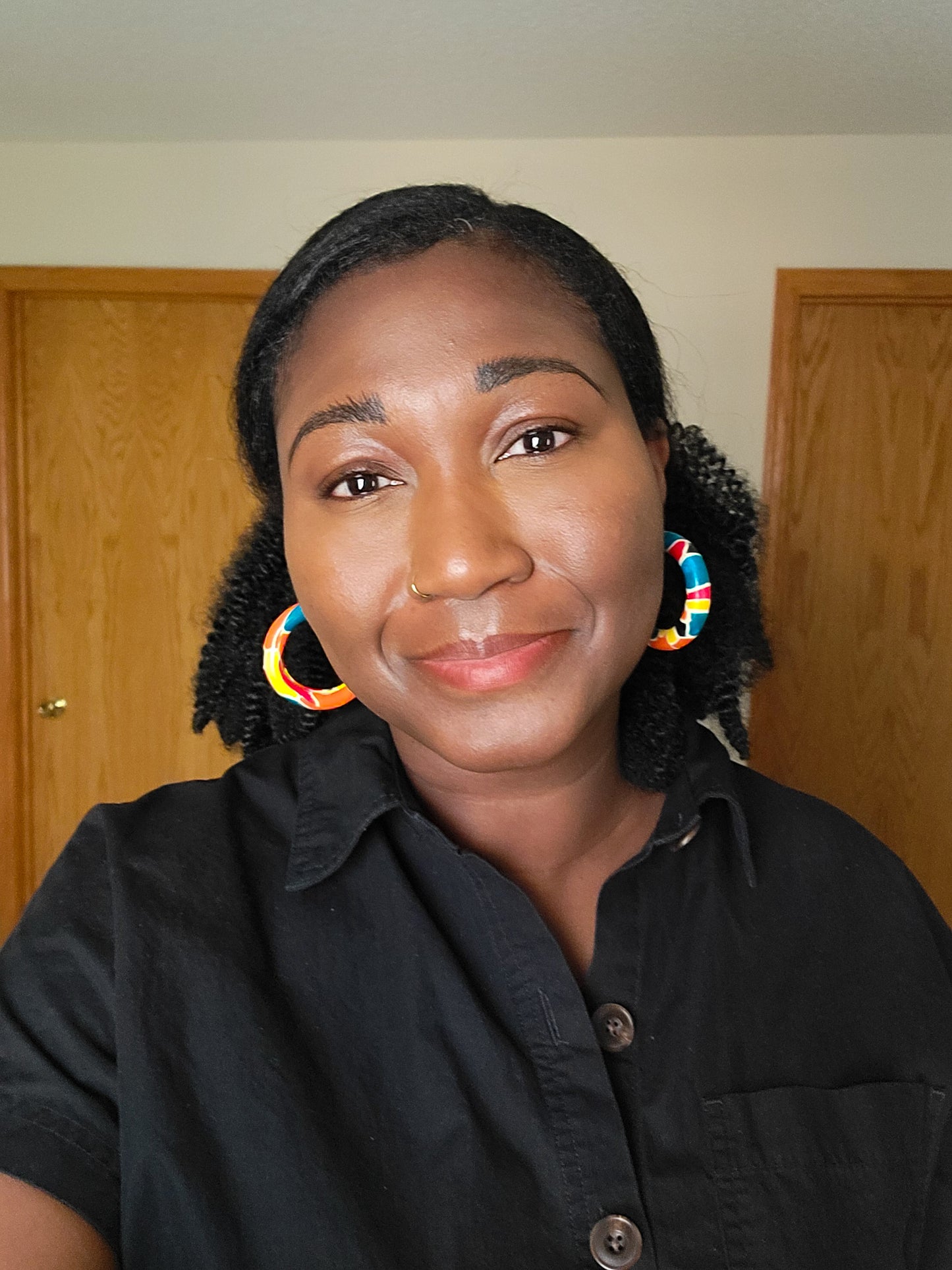 Small Chunky Hoops - Colorblock