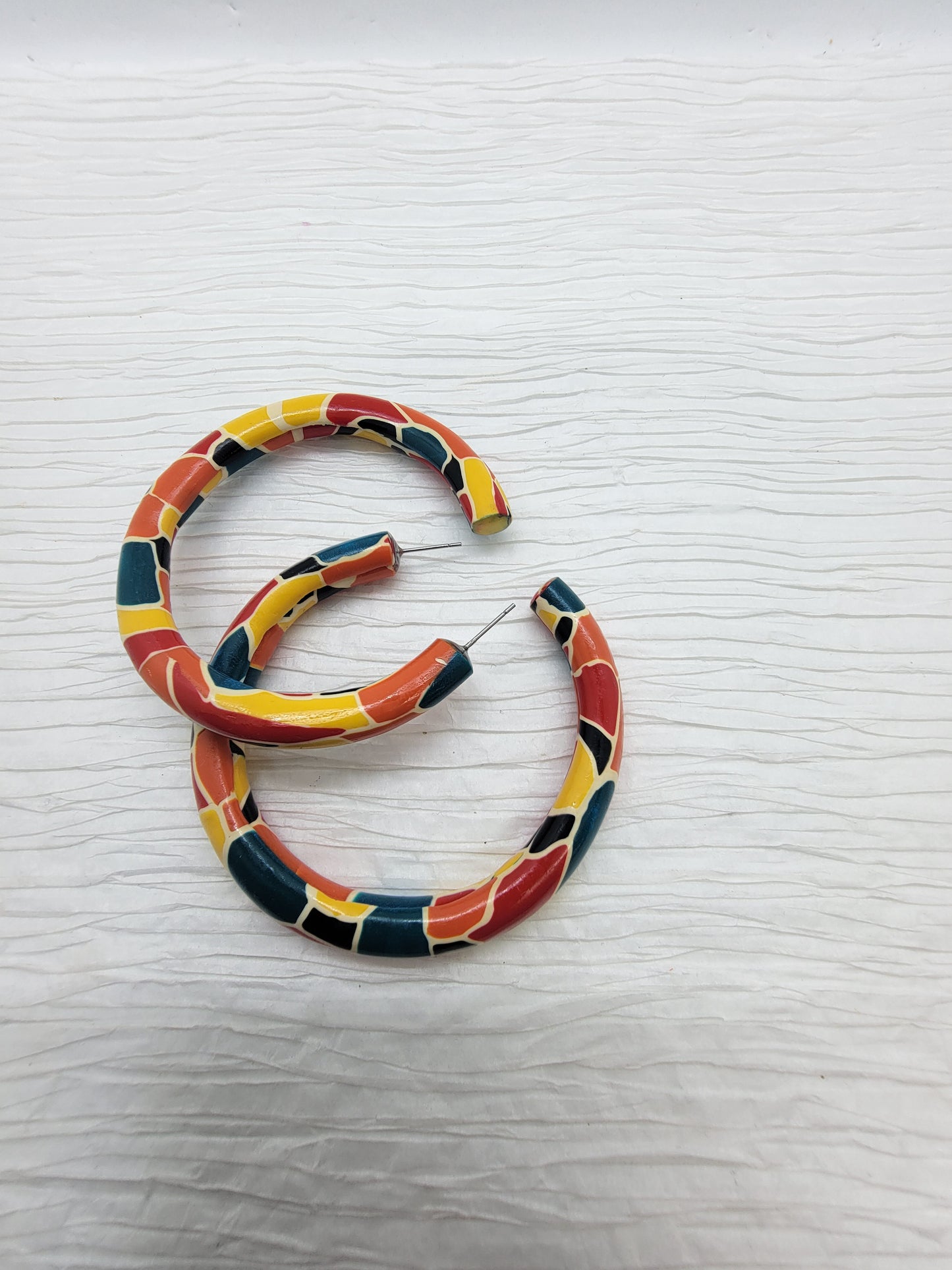 Medium Hoops - Colorblock