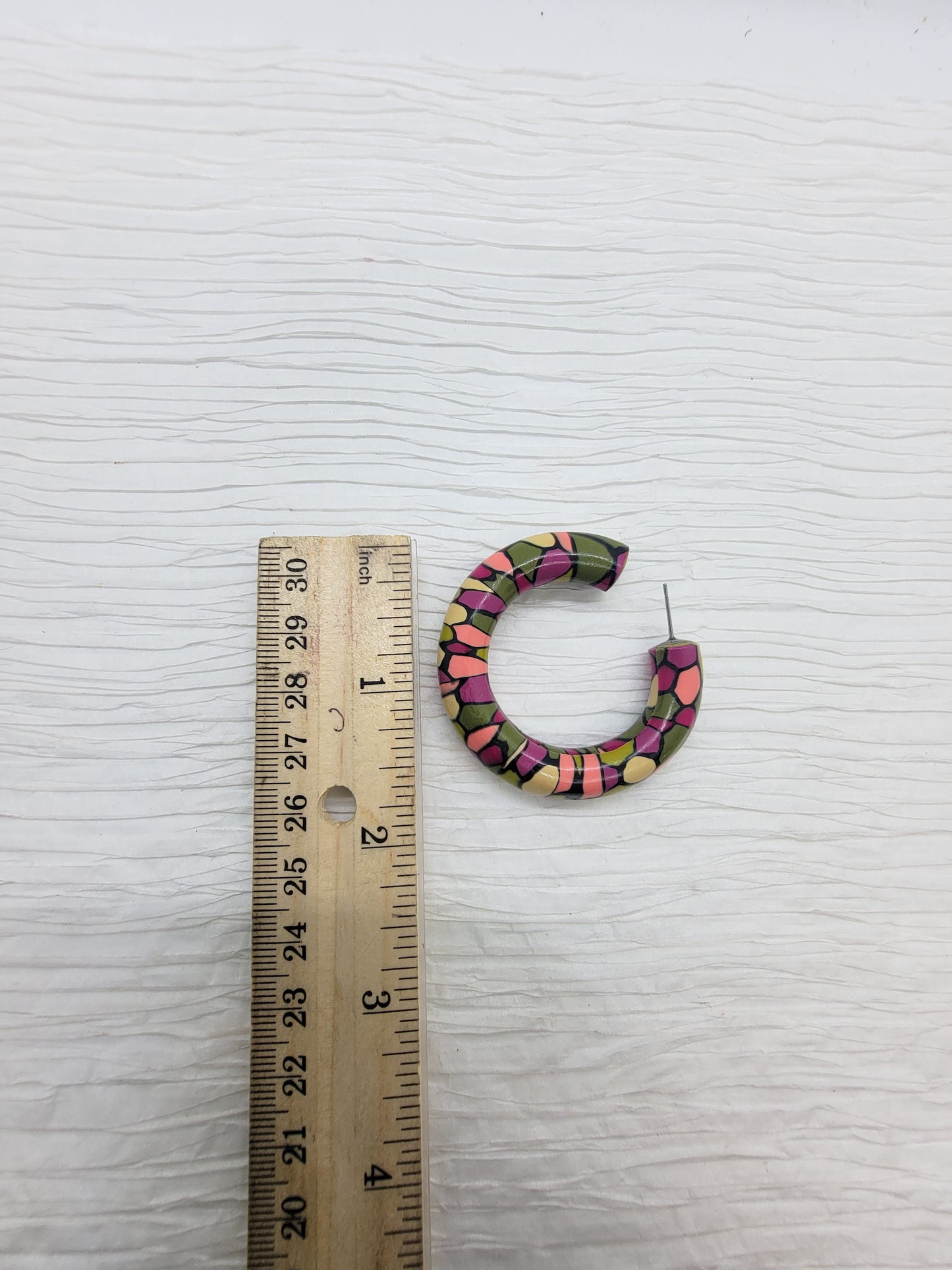 Small Chunky Hoops - Wild Bloom