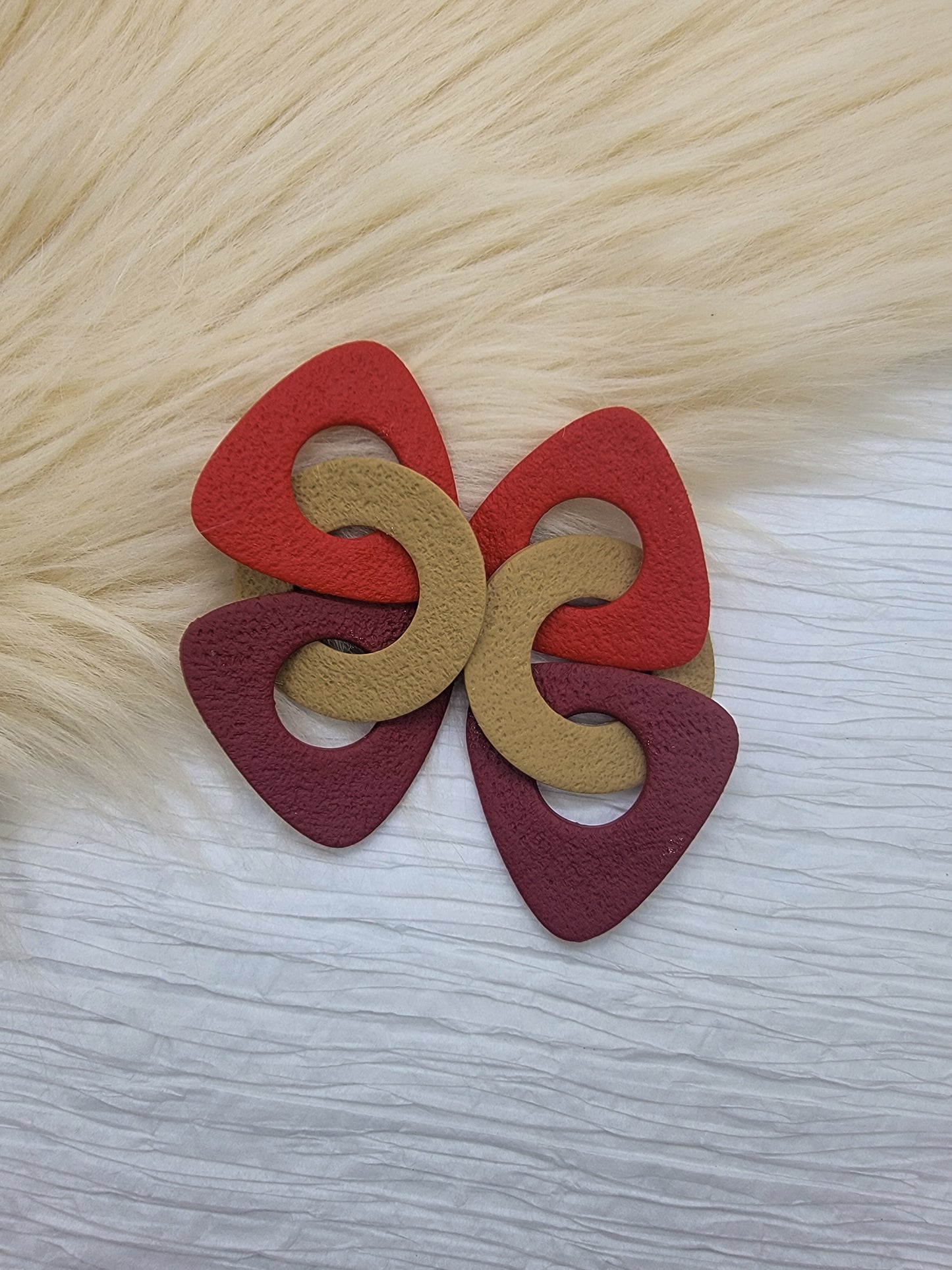 Jesse - Red/Tan/Burgundy
