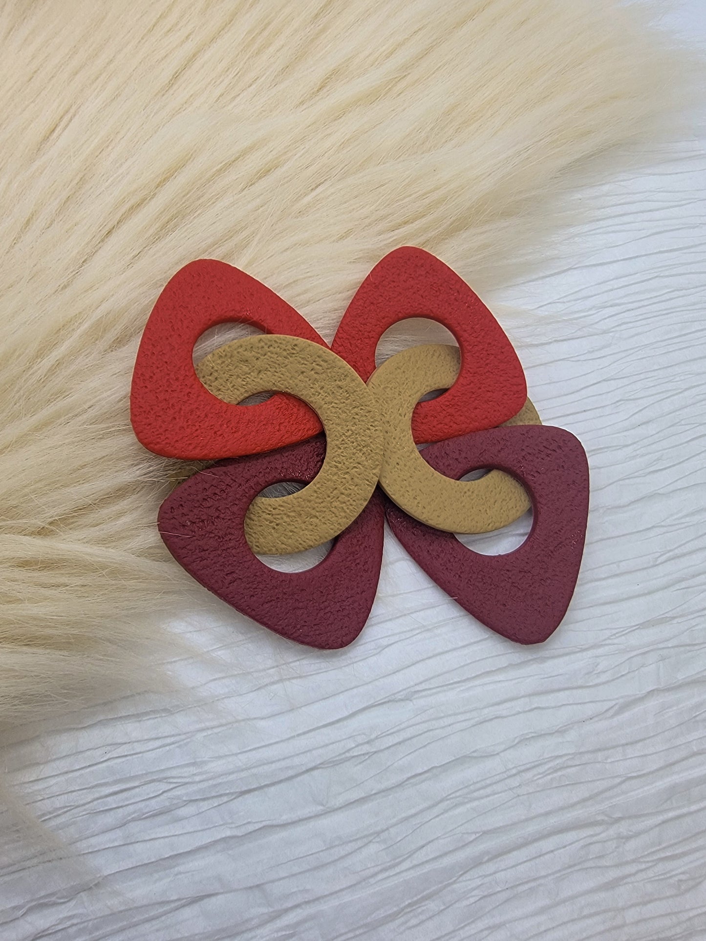 Jesse - Red/Tan/Burgundy